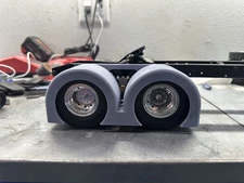 rc tamiya 1/14 tandem axle fenders Kenworth T800 W900  Peterbilt King Hauler 379