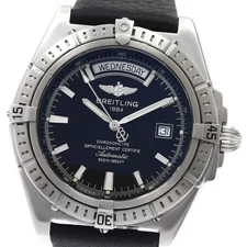 BREITLING Head wind A45355 Day date black Dial Automatic Men's Watch_894607