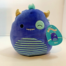 Kellytoy Squishmallow Rinz Blue Monster Plush 7.5” NWT Retired Collectible Toy