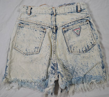 Women's Vintage Cut Offs PALMETTO'S Acid Wash Destructed Jean Shorts Sz 5/6