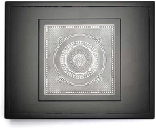 Ace Poker Set with Pewter Blinds and 300 Chips - Complete with Cards & Pewter Em