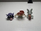 Shellder, Krabby, Seaking Pokémon TOMY Figure 1990s Nintendo C.G.T.S.J.