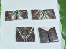 16X16-11X21MM Natural Zebra Jasper Matched Pair Loose Gemstone 4 Pair Lot