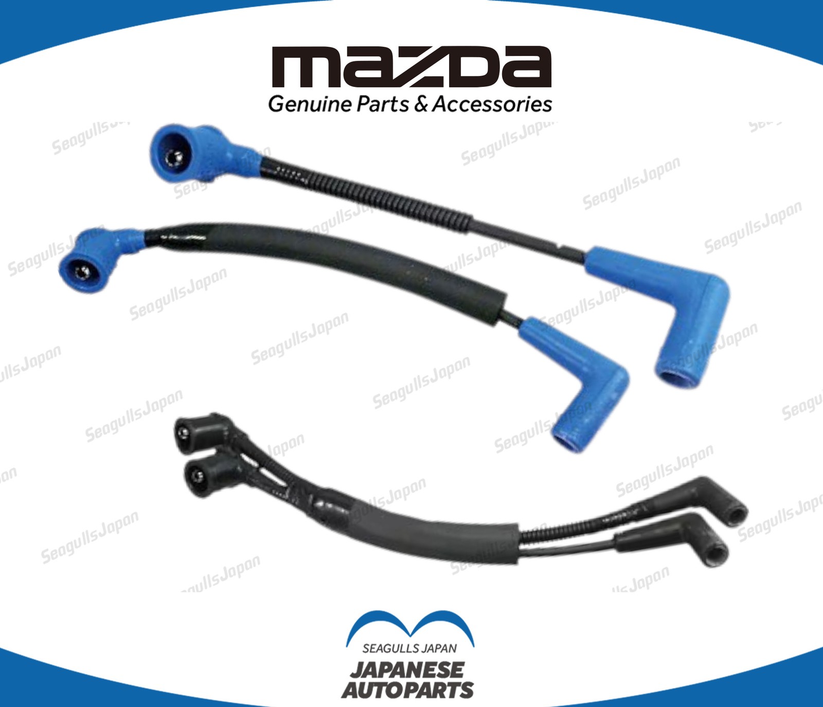 Mazda RX-7 FC3S FD3S RX-8 Rotary Engine High Tension Plug Cord T-1 2 JDM OEM