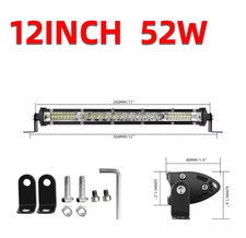 Faro Led per Fuoristrada Auto Camion 4X4 Barra Luminosa LED Potente Fendinebbia