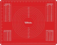 Silikon Backmatte Antihaftbeschichtet 50 X 40 Cm Teigmatte Ausrollmatte Rot