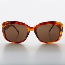 Brown Square Retro Vintage Women's Sunglass - Gwen