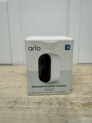 Arlo Essential Outdoor 2nd Gen Add-On 2K Wireless Security Camera White