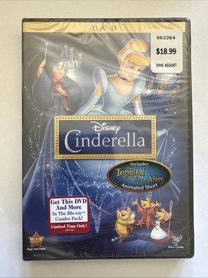 Disney s - Cinderella (DVD, 2012) BRAND NEW FACTORY SEALED! & Tangled Ever After