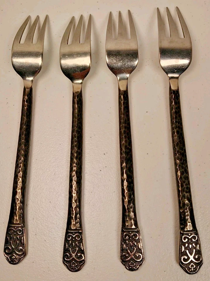 (4) Gourmet Settings AVALON BARCELONA 18/10 Stainless Salad Forks - Image 4 of 4