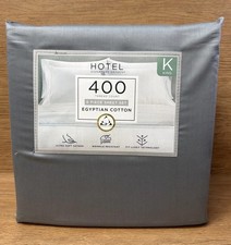 Hotel Signature Egyptian Cotton 400 Thread Count 6-Piece Set King /Ultimate Gray
