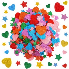Foam Heart Stickers, 300PCS Sticker for Pink-valentine