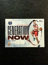 2025-26 Topps Generation Now Will Riley RC Washington Wizards GN-21