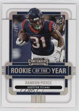 2022 Panini Contenders Rookie of the Year Silver 56/99 Dameon Pierce 11ur