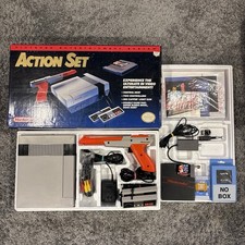 Nintendo NES Action Set Console - Blue Box Version - Complete In Box - Tested