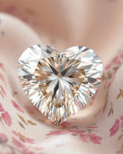 1 CT Natural Golden Diamond D Grade Heart Cut VVS1 Loose Diamond Stone Gift Her
