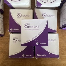 5 BOXES ConvaTec Eakin REF 839001 Cohesive Barrier Seals 50 Seals 