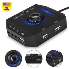 Professional Computer USB Sound Card 7.1 Channel Audio Adapter For PC Laptop I