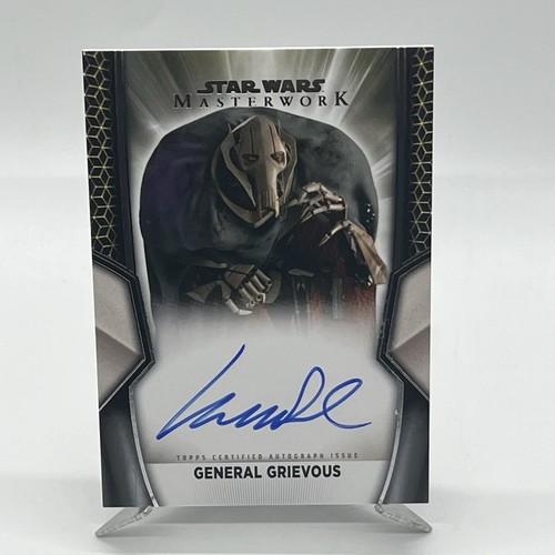 2025 Topps Star Wars Masterwork General Grievous Matthew Wood Auto #A-MW