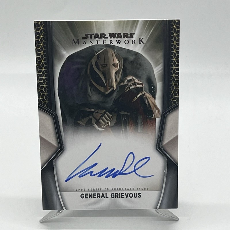 2025 Topps Star Wars Masterwork General Grievous Matthew Wood Auto #A-MW