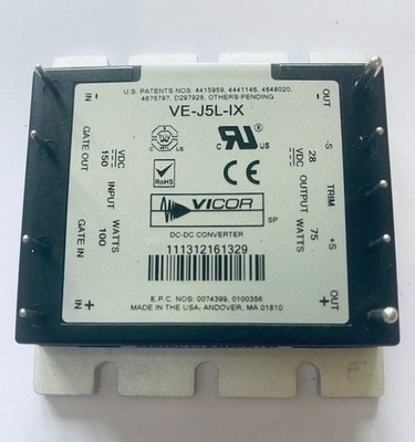 Vicor DC-DC Converter VE-J5L-IX 28V 75W