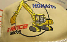 Vintage Komatsu Avance Series Hat 90s Construction Adjustable Cap   #199