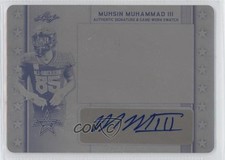 2020 Leaf Metal US Army All-American Bowl 1/1 Muhsin Muhammad III Auto k4s