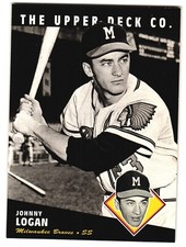 Johnny Logan 1994 Upper Deck MLB Card # 83