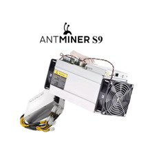 Bitmain AntMiner S9 13.5TH/s BTC Miner with PSU. Good Condition. USA Seller