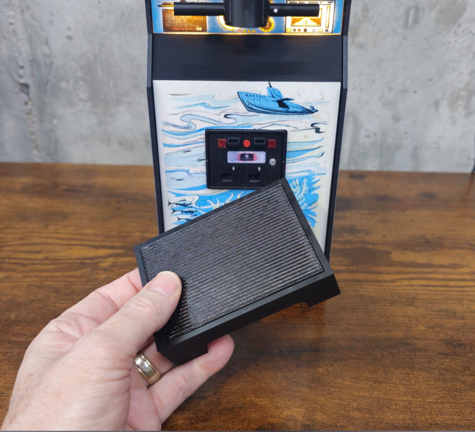 1:6 Scale 1976 Sea Wolf Arcade Display For 12" Figures / Replicade Sixth Scale