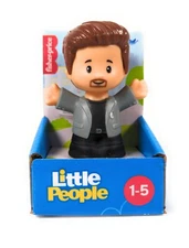 Fisher-Price Little People Brown Hair Man with Goatee Beard HXC04