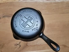 Griswold Cast Iron #3 Large Logo Smooth Bottom Skillet RESTORED 709B