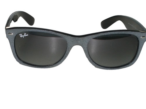 Ray Ban DAVIT Sunglasses Silver Frame Blue Gradient Grey Lenses | eBay