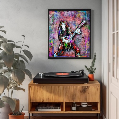 KISS ACE FREHLEY 18x24in Poster, KISS Guitarist Tribute Art Free Shipping US - Picture 7 of 10