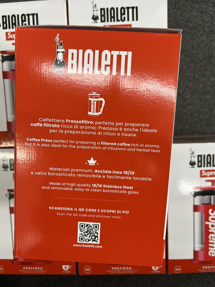 SUPREME®/BIALETTI® 8-CUP FRENCH PRESS In Stock Now | eBay SUPREME®/BIALETTI® 8-CUP FRENCH PRESS In Stock Now | eBay