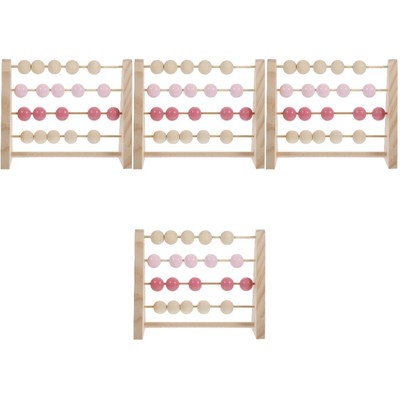  4 PCS Holzperlenspielzeug Kind Baby-Abakus-Spielzeug Studenten, Die Berechnen