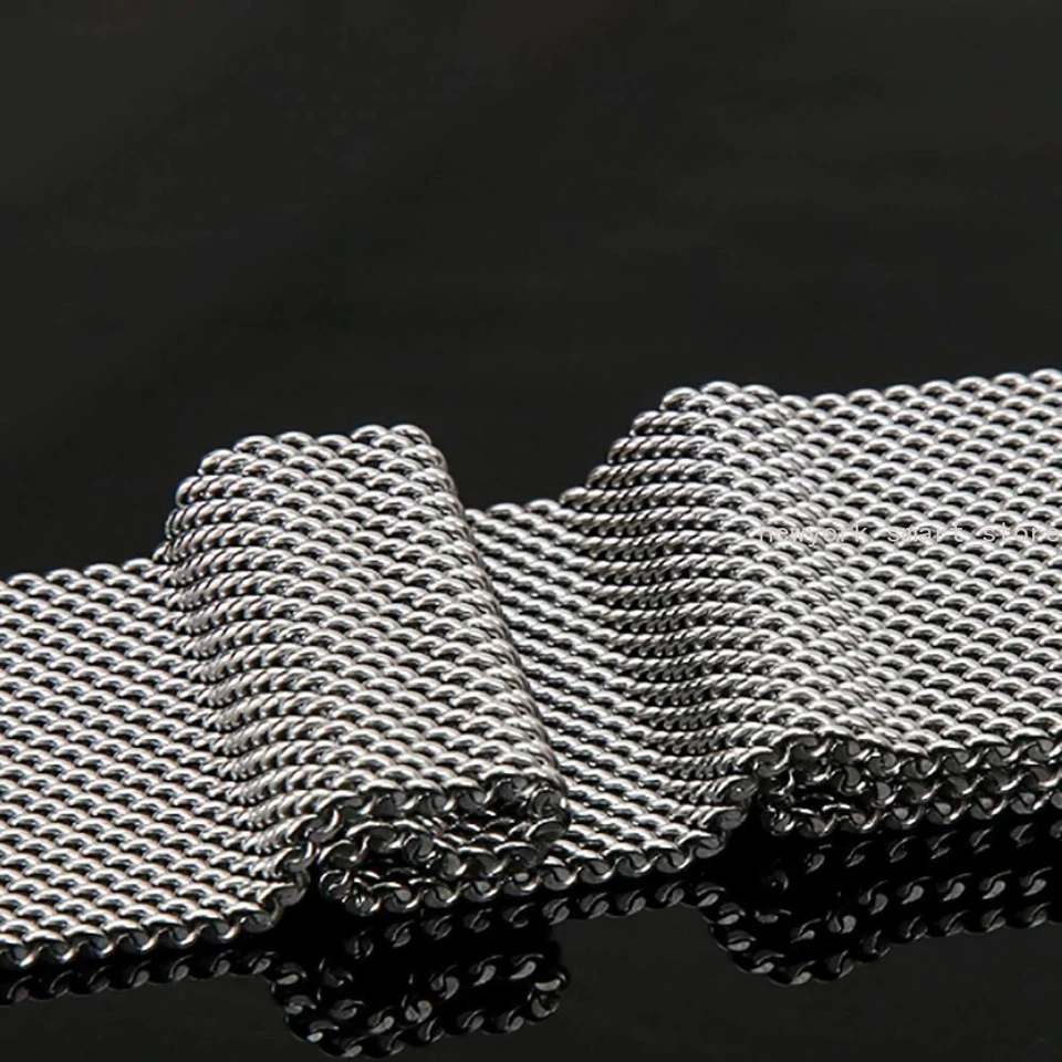 For Apple Watch 11 10 9 8 7 6 54 SE 3 49 Magnetic Milanese Loop Band Strap Metal - Image 3 of 4