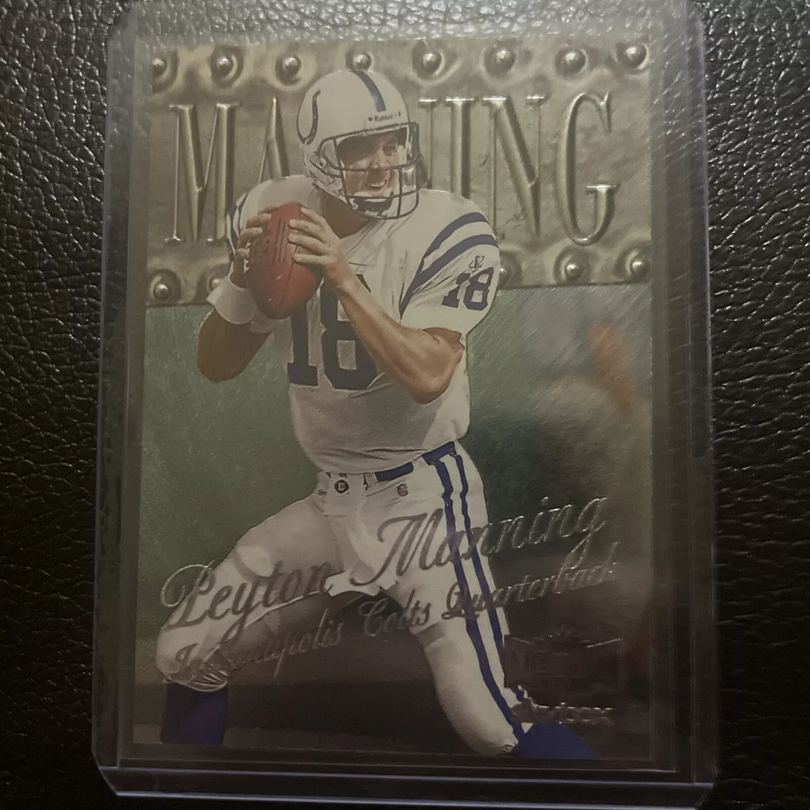 1999 Skybox Metal Universe Peyton Manning #77 HOF Indianapolis Colts Broncos