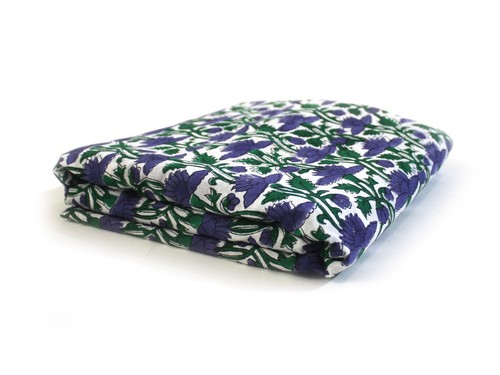 5 Yard Hand Block Printed Cotton Fabric Sewing Craft Floral Dress Making Fabric - Picture 79 of 85