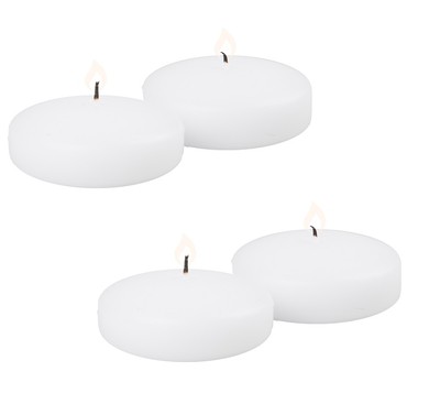 Lot De 15 Bougies Flottantes Blanches 35 Mm – Petites Bougies LED D’Eau, Ambiance Romantique Pour Bain, Table, Piscine & Événements