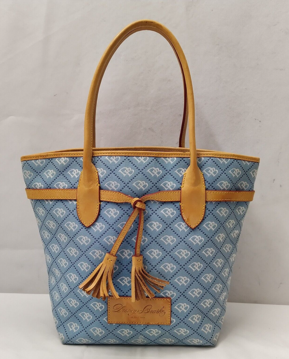 Dooney & Bourke Pebble Leather Double Strap Tassel Bag - QVC.com Donney bag stunning has tassels both sides main image 1