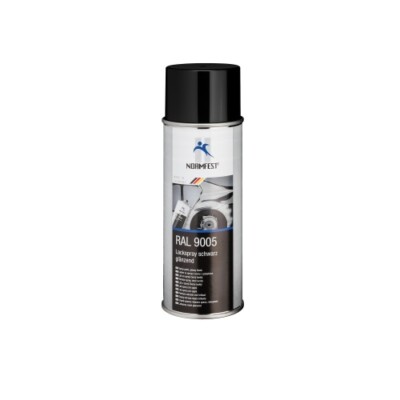 Normfest RAL 9005 schwarz glänzend Lackspray Spraydose Sprühlack 400ml