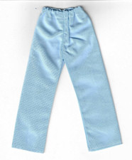 Homemade Doll Clothes-Sky Blue Colored Pants fits Ken Doll