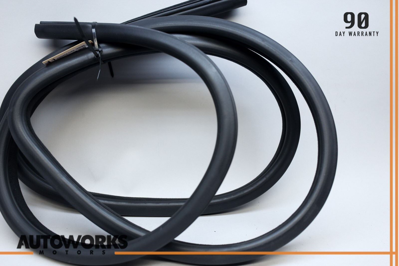 04-08 Maserati Quattroporte M139 Front Left Door Weatherstrip Rubber Seal OEM