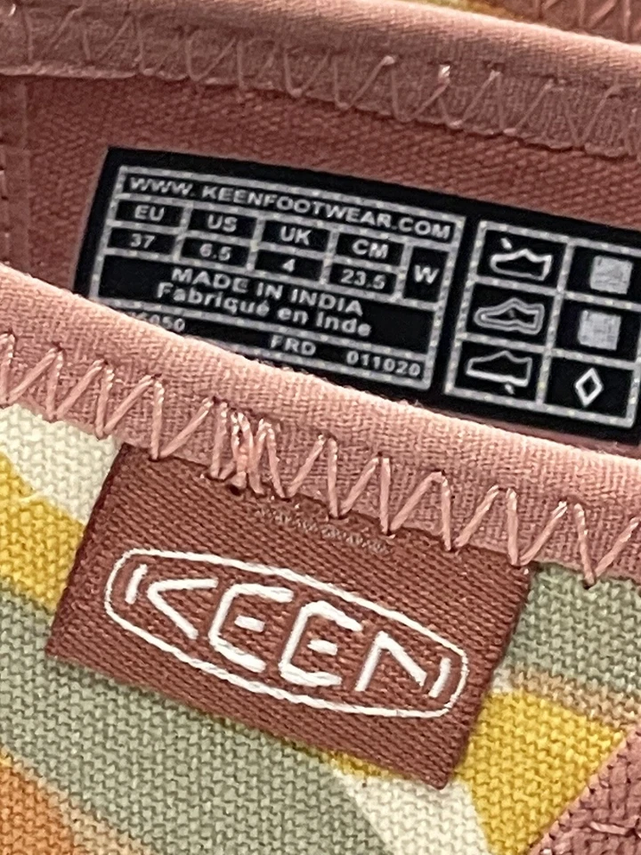 Zapatos sin cordones Keen para mujer Sienna MJ correa de lona multicolor 1025050 talla 6,5 nuevos Foto 4 de 4