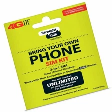 Straight Talk Bring Your Own Phone 3-in-1 SIM Activation Kit