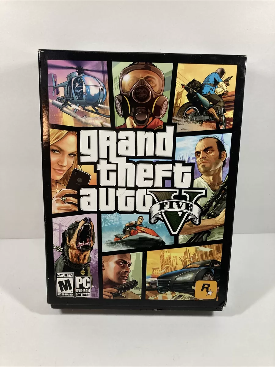 Multicolor Plastic GTA 5 PC Game, 7 Disc's In One Package at Rs