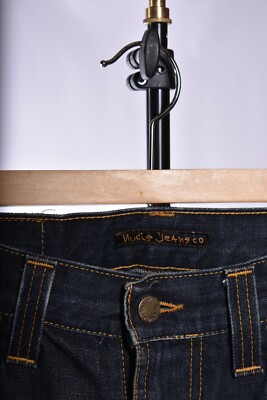 Jean Nudie Slim Jim 34x34 - Denim Stretch Bleu, Fabriqué En Italie, Taille 36, Neuf Sans étiquette