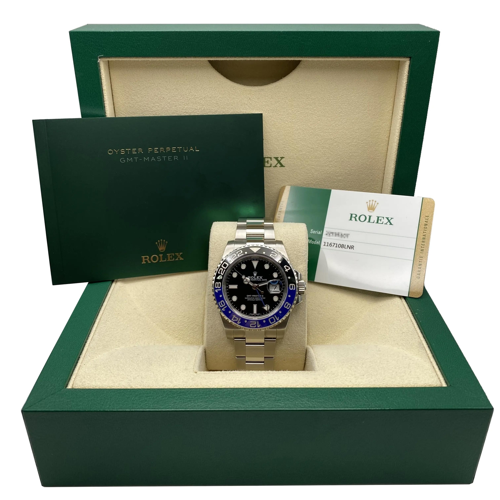 Rolex GMT-Master II Batman 116710BLNR Steel Ceramic Black Dial