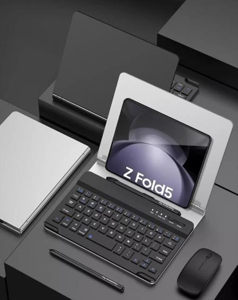 Folding Phone Bluetooth Keyboard+Mouse+Capacitive Pen For Huawei Mate X5 X3 X2 - Image 2 of 4